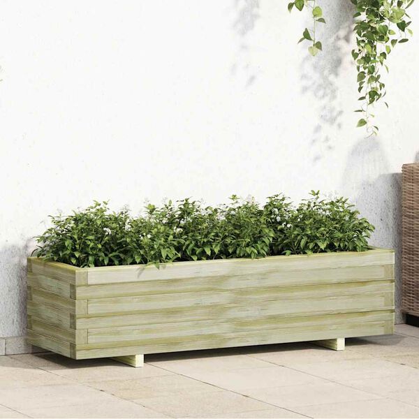 vidaXL Raised Bed 120x40x30 cm Wood Rectangular