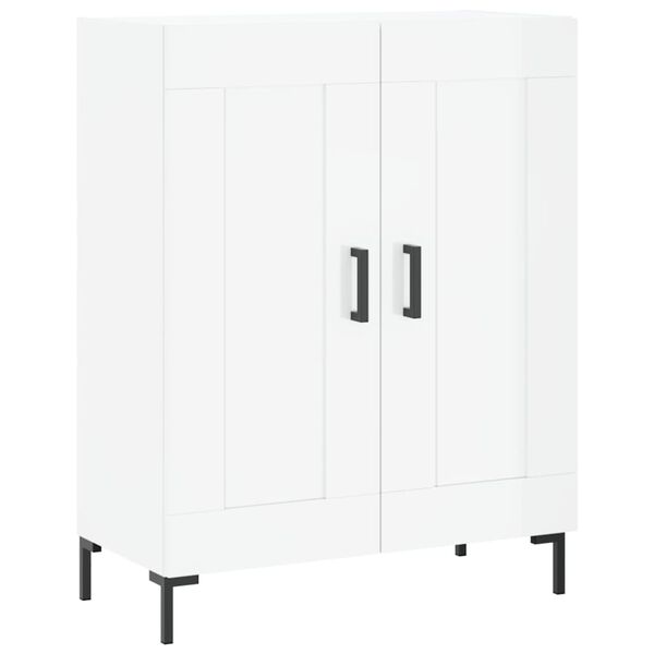 vidaXL Sideboard High Gloss White 69.5x34x90 cm Engineered Wood