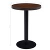 vidaXL Bistro Table Dark Brown 60 cm MDF