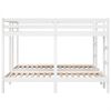 vidaXL Triple Bunk Bed Frame White 200x200/80x200 cm Solid Wood Pine