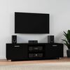 vidaXL TV Cabinet Black 140x40.5x35 cm Engineered Wood