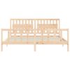 vidaXL Bed Frame without Mattress 200x200 cm Solid Wood Pine