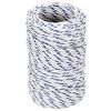 vidaXL Boat Rope White 2 mm 100 m Polypropylene