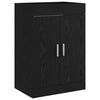 vidaXL Bathroom Under Sink Cabinet Black Oak 56 x 37.5 x 81 cm