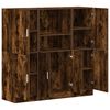 vidaXL 3 Piece Kitchen Cabinet Set Smoked Oak Engineered Wood