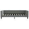 vidaXL Daybed with Trundle without Mattress Dark Grey 90x190 cm Single
