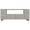 vidaXL TV Cabinet Concrete Grey 120x35x48 cm Engineered Wood