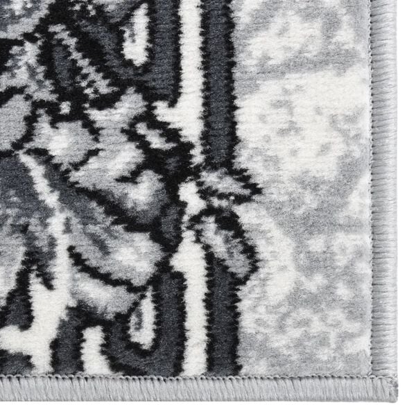 vidaXL Runner Rug BCF Grey 100x350 cm