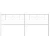 vidaXL Metal Headboard White 193 cm