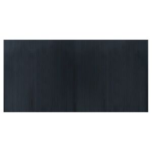 vidaXL Rug Rectangular Grey 100x200 cm Bamboo