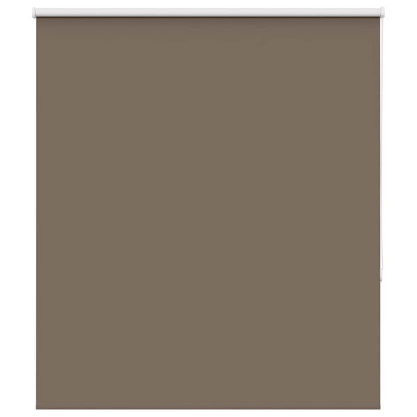 vidaXL Roller Blind Blackout Coffee 135x150 cm Fabric Width 131.6 cm Polyester