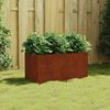 vidaXL Planter 80x40x40 cm Corten Steel