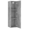 vidaXL 3 Piece TV Cabinet Set Concrete Grey Engineered Wood