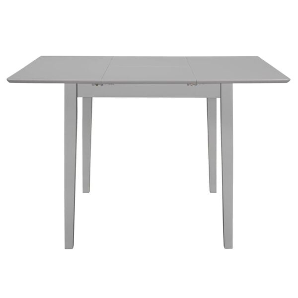 vidaXL Extendable Dining Table Grey (80-120)x80x74 cm MDF