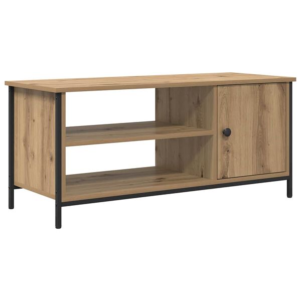 vidaXL TV Cabinet Artisan Oak 100 x 40 x 45 cm Engineered Wood