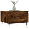 vidaXL Coffee Tables 2 pcs Smoked Oak 50x46x35 cm Engineered Wood
