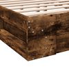 vidaXL Bed Frame with Drawers without Mattress Smoked Oak 150x200 cm King Size