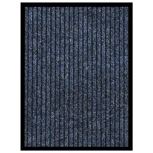 vidaXL Doormat | Striped Blue | Polypropylene | 40 x 60 cm | Non-slip | Doormat