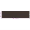 vidaXL Balcony Screen Brown 75x300 cm HDPE