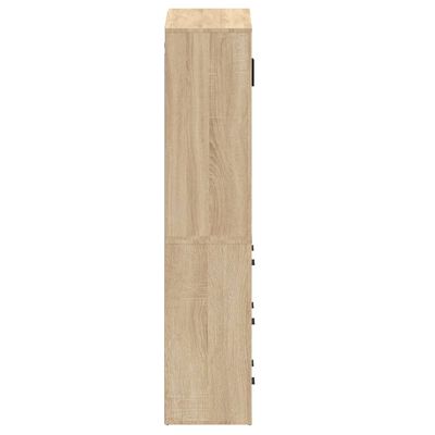 vidaXL Highboard Sonoma Oak Engineered Wood