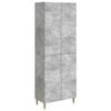 vidaXL Cabinet Set 2 pcs Concrete Grey Engineered Wood