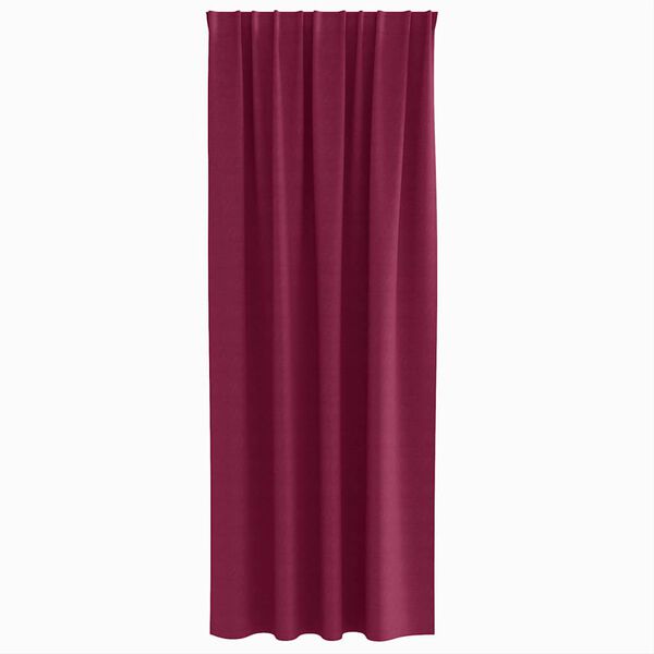 vidaXL Blackout Curtains with Rings 2 pcs Wine Red 245 x 140 cm