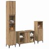 vidaXL Bathroom Furniture Set 3 pcs Artisan Oak Engineered wood