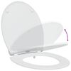 vidaXL Toilet Seat White 47 x 37.5 x 3.8 cm Duroplast