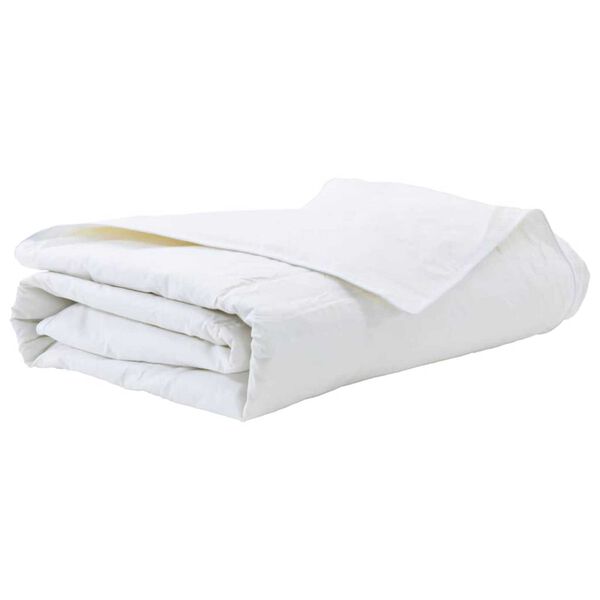 vidaXL Summer Duvet White 135 x 200 cm Feather