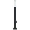 vidaXL Bollard Light with Outlet 80 cm Black IP44