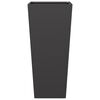 vidaXL Garden Planter Black 35x35x75 cm Steel