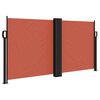 vidaXL Retractable Side Awning Terracotta 120x1000 cm