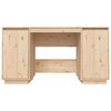 vidaXL Desk 140x50x75 cm Solid Wood Pine