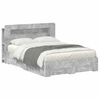 vidaXL Bed Frame with Storage Concrete Grey 160 x 200 cm