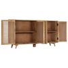 vidaXL Sideboard 150x30x75 cm Solid Mango Wood