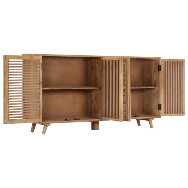 vidaXL Sideboard 150x30x75 cm Solid Mango Wood