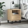 vidaXL Bedside Cabinet Sonoma Oak 40x35x50 cm Engineered Wood