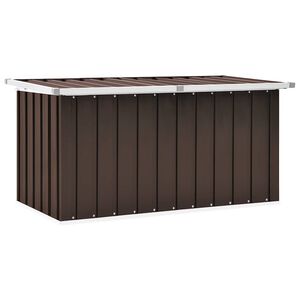 vidaXL Garden Storage Box Brown 129x67x65 cm