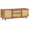 vidaXL TV Cabinet 124x29x45 cm Solid Mango Wood