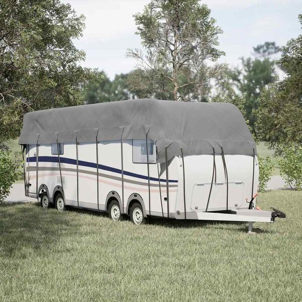 vidaXL Caravan Roof Cover Grey 1000x300 cm Non-woven Fabric