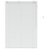 vidaXL Venetian Blind White 115 x 160 cm 35 mm Solid Paulownia Wood