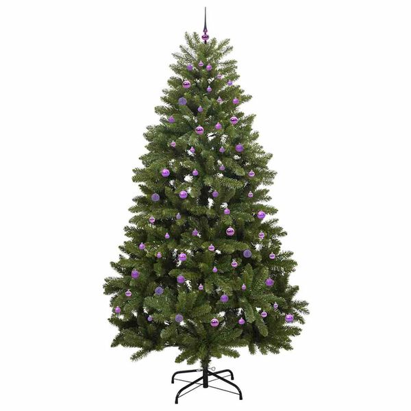 vidaXL Artificial Christmas Tree Green 270 cm PVC and Metal