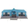 vidaXL Family Tent with Roof Blue and Grey 622 x 295 x 238 cm