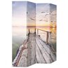 vidaXL Folding Room Divider 160x170 cm Lake