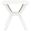 vidaXL Bistro Table White 70x70x72 cm Plastic