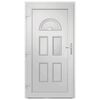 vidaXL Front Door White 88x190 cm PVC