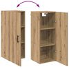 vidaXL Highboard Artisan Oak 34.5 x 34 x 180 cm Engineered Wood