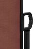 vidaXL Retractable Side Awning Brown 120x600 cm