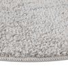 vidaXL Anti-slip Shaggy Rug Grey 120 x 120 cm PP