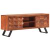 vidaXL TV Cabinet 122x30x49 cm Solid Acacia Wood